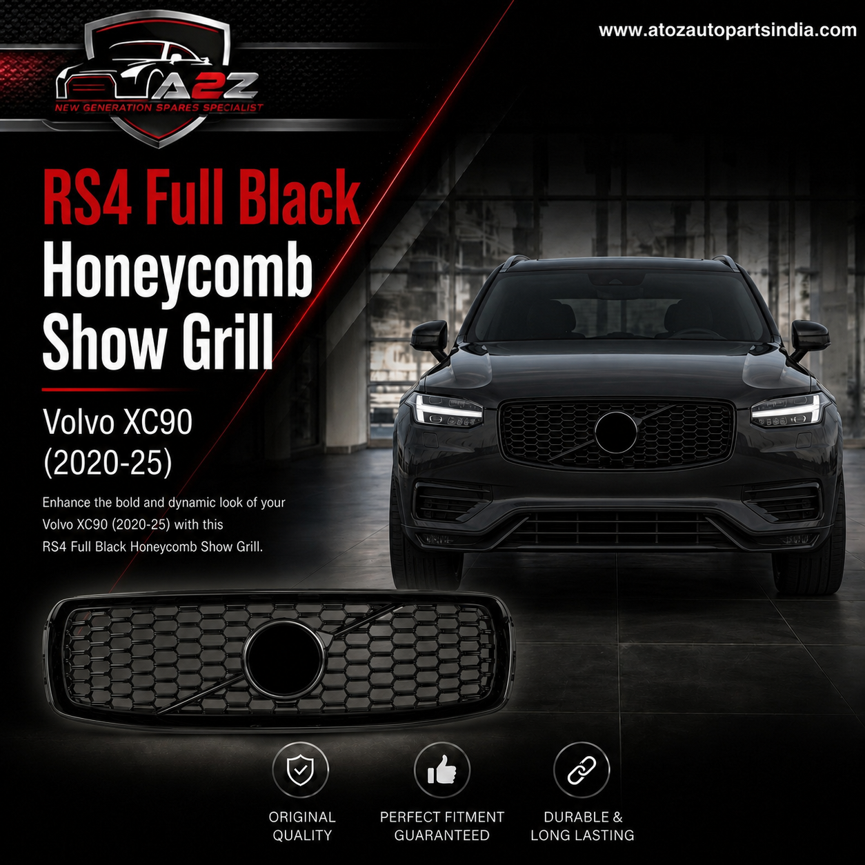 Show Grill 31698384 compatible With Volvo XC90 (2020-25)