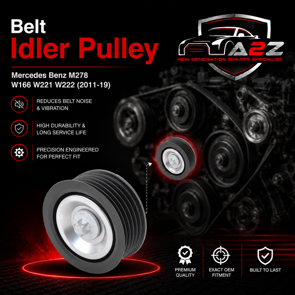 Idler Pulley 2782020519 A2782020519 Compatible With Mercedes Benz M278 W166 W221 W222 Tag No.26