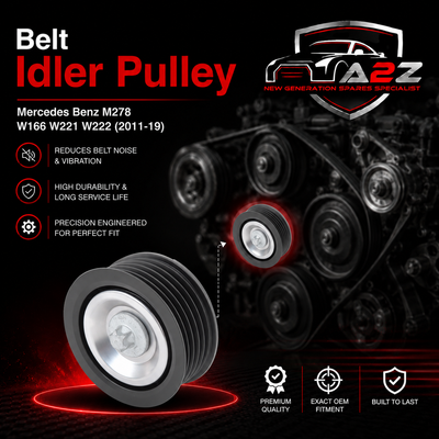 Idler Pulley 2782020519 A2782020519 Compatible With Mercedes Benz M278 W166 W221 W222 Tag No.26