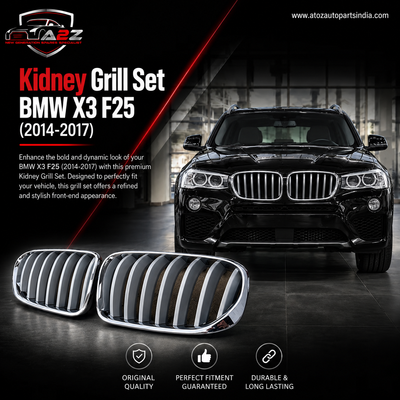 Kidney Grill Set 51137367422=R.H , & 51137367421=L.H  Compatible With BMW X3 F25 (2014-2017) Tag 36