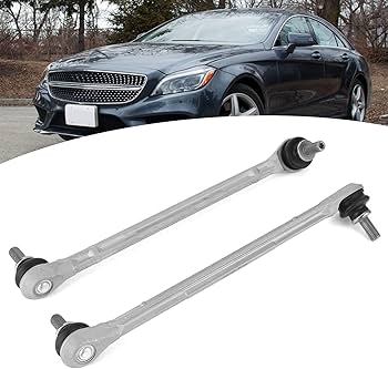 Front Axle Sway Bar End Stabilizer Link Right 2123201289  & Left 2123201189 Set Compatible With MERCEDES-BENZ CLS (C218) & E-CLASS (W212)