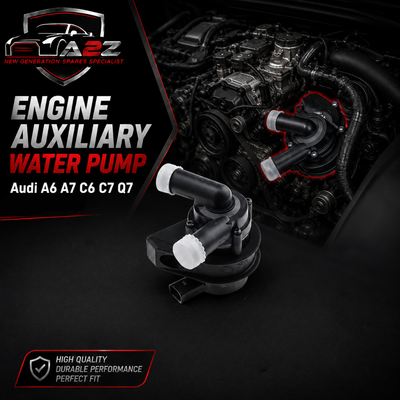 Engine Auxiliary Water Pump 06E121601C 06E121601CSK Compatible With Audi A6 A7 C6 C7 Q7