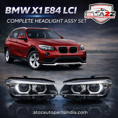 Headlight Headlamp Left 63117290233 & Right 63117290234 Compatible With BMW E84 X1 LCI (2013-2015)