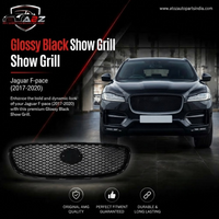 Glossy Black Show Grill T4A6209 Compatible With Jaguar F-pace (2017-2020) Tag No.91