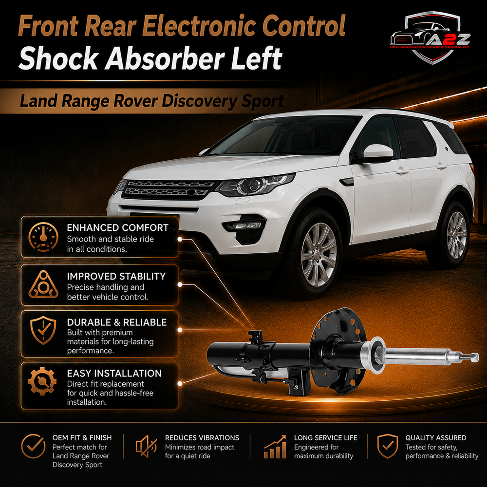 Front Rear Electronic Control Shock Absorber Left LR060818 Compatible With Land Range Rover Discovery Sport