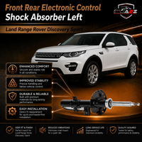 Front Rear Electronic Control Shock Absorber Left LR060818 Compatible With Land Range Rover Discovery Sport