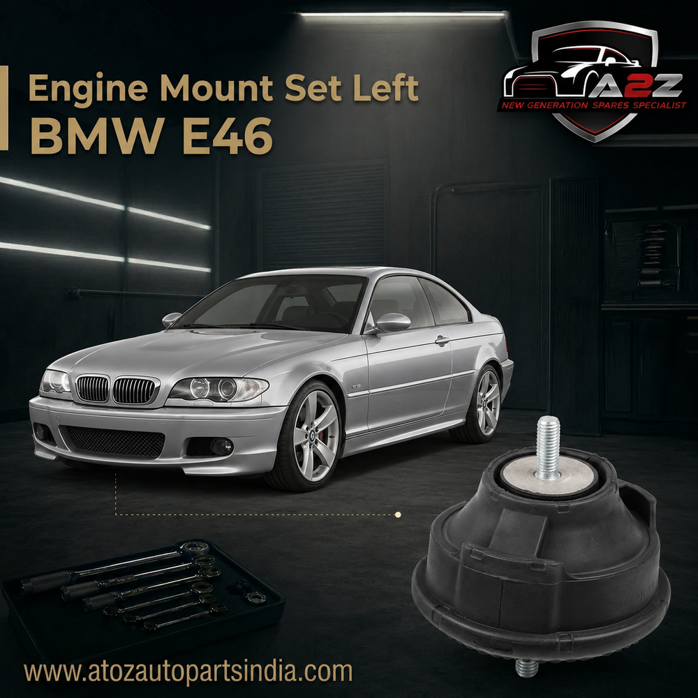 Engine Mount Set Left 22111094813 & Right 22111094814 Compatible With BMW E46