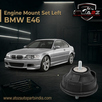Engine Mount Set Left 22111094813 & Right 22111094814 Compatible With BMW E46