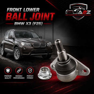 Front Lower Ball Joint Right & Left 31106787665 Set Compatible With BMW BMW X3 (F25) & X4 (F26)