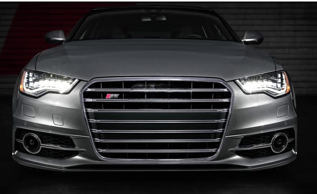 S6 Gloosy Black Upgrade Show Grill Compatible With Audi A6 C7 (2012-15) Tag No.52