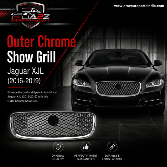 Outer Chrome Show Grill CUS270081 Compatible With Jaguar XJL (2016-2019) Tag No.52