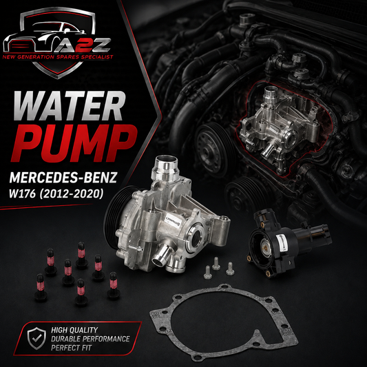 Water Pump WPS3027 A6512000501 Compatible With MERCEDES-BENZ A-CLASS (W176), B-CLASS Sports Tourer (W246, W242), CLA Coupe (C117), GLA-CLASS (X156) (CONTINENTAL)