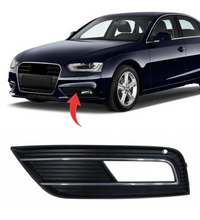 Fog Lamp Cover Compatible With AUDI A4 B8 2013-2015 Fog Lamp Cover Left 8K0807681B & Right 8K0807682B Tag-FC-11