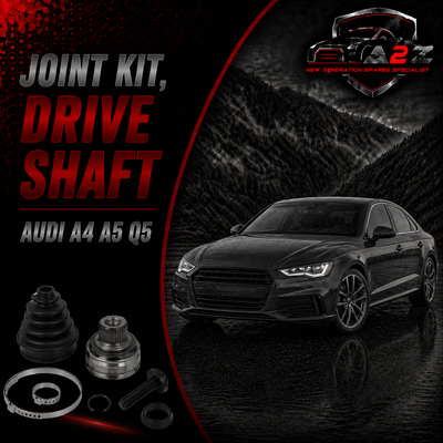 Joint Kit, Drive Shaft 8K0407305C 8K0498099B 8K0498099BX Compatible With Audi A4 A5 Q5