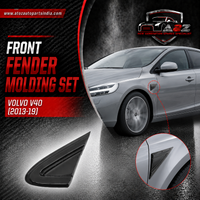 Front Fender Molding Set Left 31416473 & Right 31391029 Compatible With Volvo V40 (2013-19)