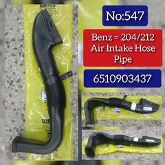 Air Intake Hose Pipe 6510903437 A6510903437 Compatible With Mercedes Benz C-Class (W204), E-Class (W212) Tag No.547