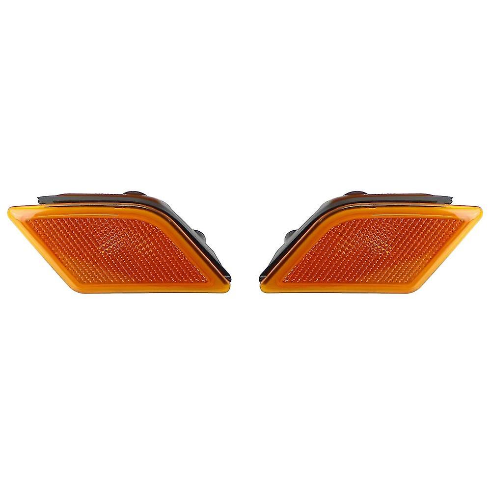 Front Bumper Side Marker Light Lamp  Left 2048200121 & Right 2048200221 Compatible with Mercedes Benz C-CLASS W204 2008-2010 Tag-FBL-11