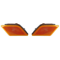 Front Bumper Side Marker Light Lamp  Left 2048200121 & Right 2048200221 Compatible with Mercedes Benz C-CLASS W204 2008-2010 Tag-FBL-11