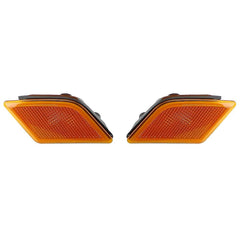 Front Bumper Side Marker Light Lamp  Left 2048200121 & Right 2048200221 Compatible with Mercedes Benz C-CLASS W204 2008-2010 Tag-FBL-11