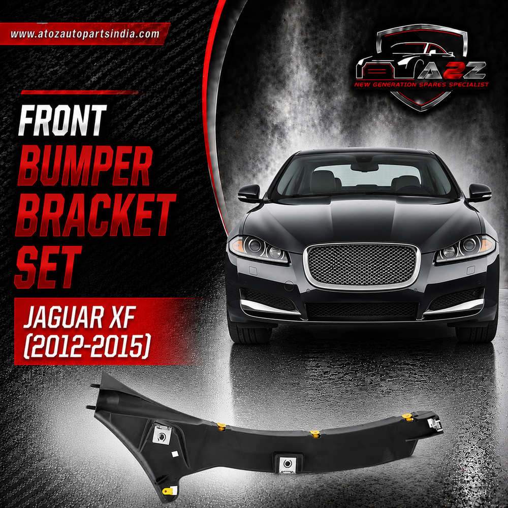 Front Bumber Bracket Right C2Z16531 & Left C2Z16532 Compatible With Jaguar XF (2012-2015) Tag No.3002