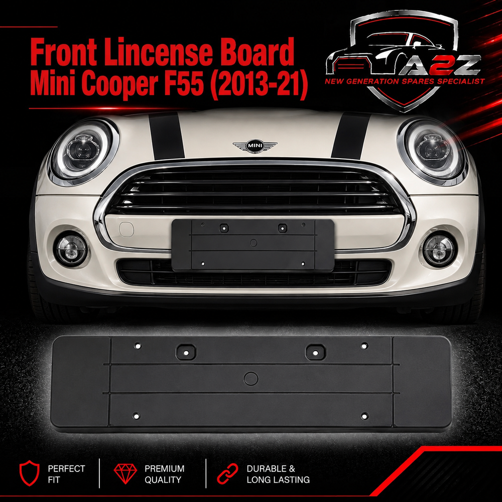 Front Lincense Board 51137362749 Compatible With Mini Cooper F55 (2013-21)