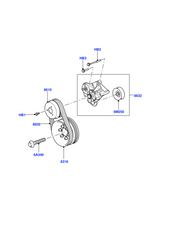 Drive Belt LR012663 Compatible With LANDROVER & RANGE ROVER SPORT I (L320)