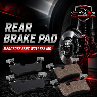 Rear Brake Pad Set 0054202220 Compatible With Mercedes Benz W211 E63 MG