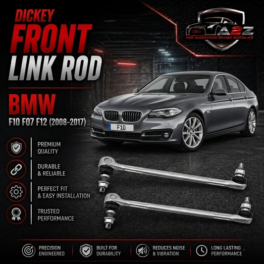 Front Axle Sway Bar End Stabilizer Link Right  & Left Set 31356777319 Compatible With BMW 5 Series (F10) & 5 Gran Turismo (F07) & 6 Convertible (F12) & 7 Series (F01, F02, F03, F04)