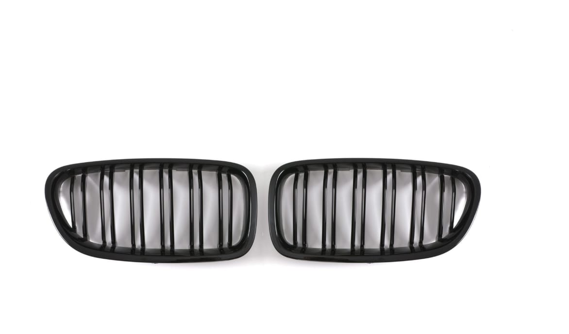 Glossy Black Show Grill Compatible With BMW 5 SERIES (F10) (2010-2016) Tag No.11