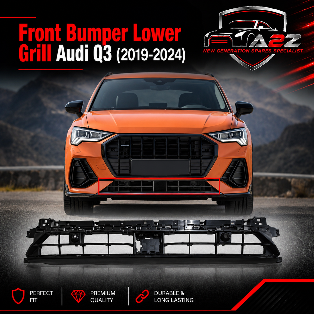 Front Bumper Lower Grill 83A807683A9B9 Compatible With Audi Q3 (2019-24) Tag No.200