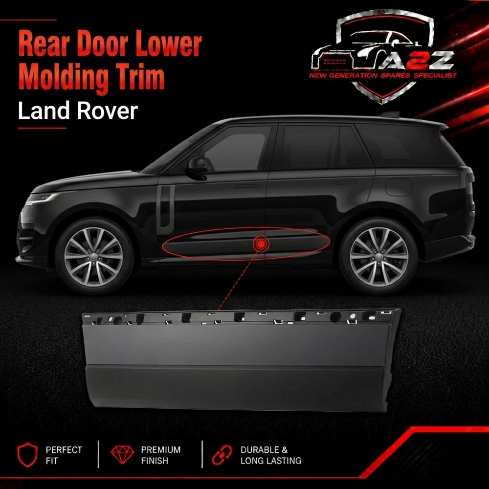 Rear Door Lower Molding Trim Set Left LR126244 LR049246 LR067698 & Right LR067699 LR126245 LR049247 Compatible With Land Rover