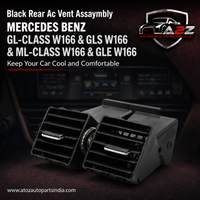 Black Rear Ac Vent Assay 1668300554 Compatible With MERCEDES BENZ GL-CLASS W166 & GLS W166 & ML-CLASS W166 & GLE W166