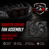 Radiator Cooling Fan Assembly 2045000393 Compatible With Mercedes Benz W204 W400