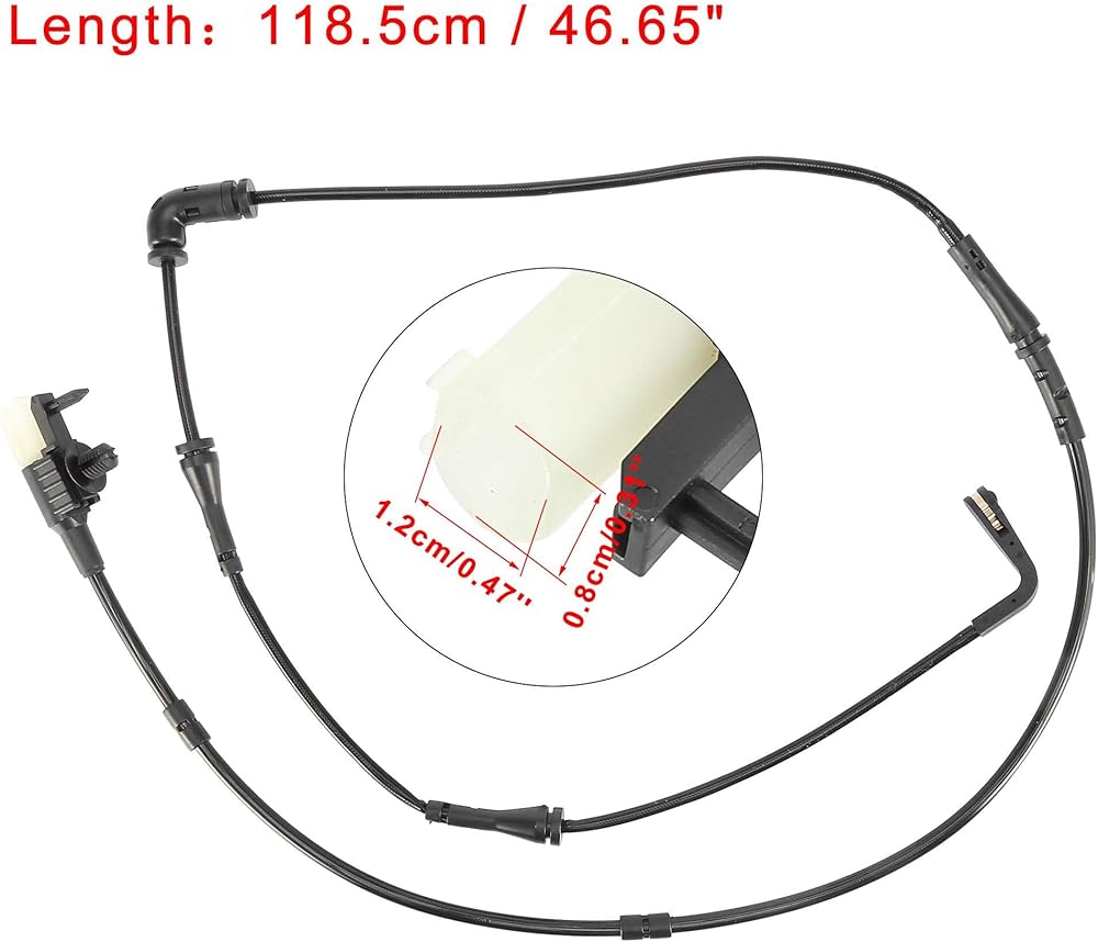 Front Brake Pad Wear Sensor LR061365 LR118035 LR121267 Compatible With LAND ROVER DISCOVERY SPORT L550 & RANGE ROVER EVOQUE L538