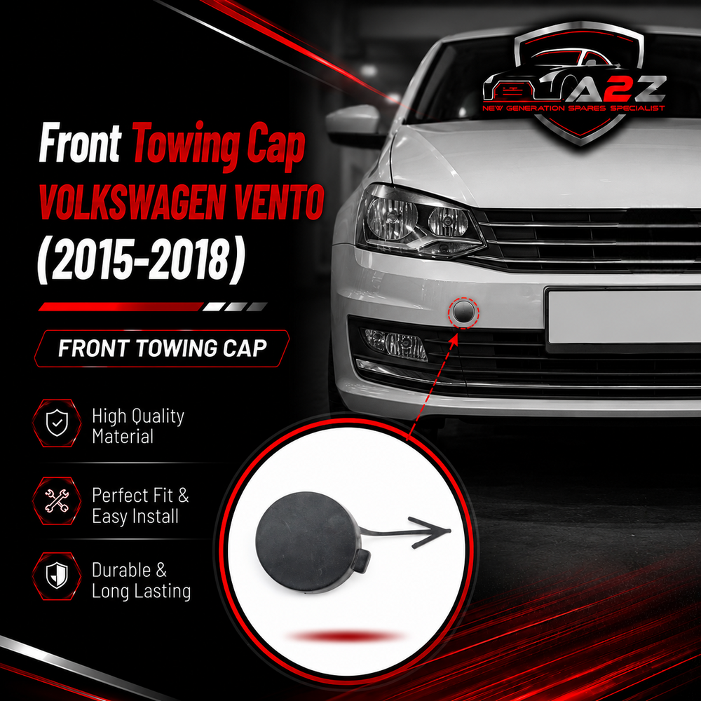Front Towing Cap 6RU807241A Compatible With VOLKSWAGEN VENTO (2015-2018)