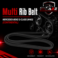 Multi Rib Belt 6PK2445 A0099971892 Compatible With MERCEDES-BENZ G-CLASS (W463) (CONTINENTAL)