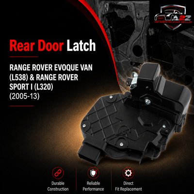 Rear Door Latch LR013892 Compatible With RANGE ROVER EVOQUE VAN (L538) & RANGE ROVER SPORT I (L320) (2005-13)