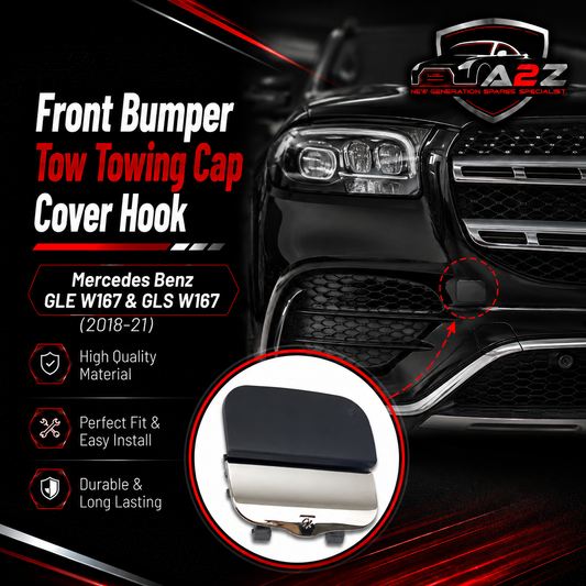 Front Bumper Tow Towing Cap Cover Hook 1678854202 Compatible with Mercedes Benz GLE W167 & GLS W167
