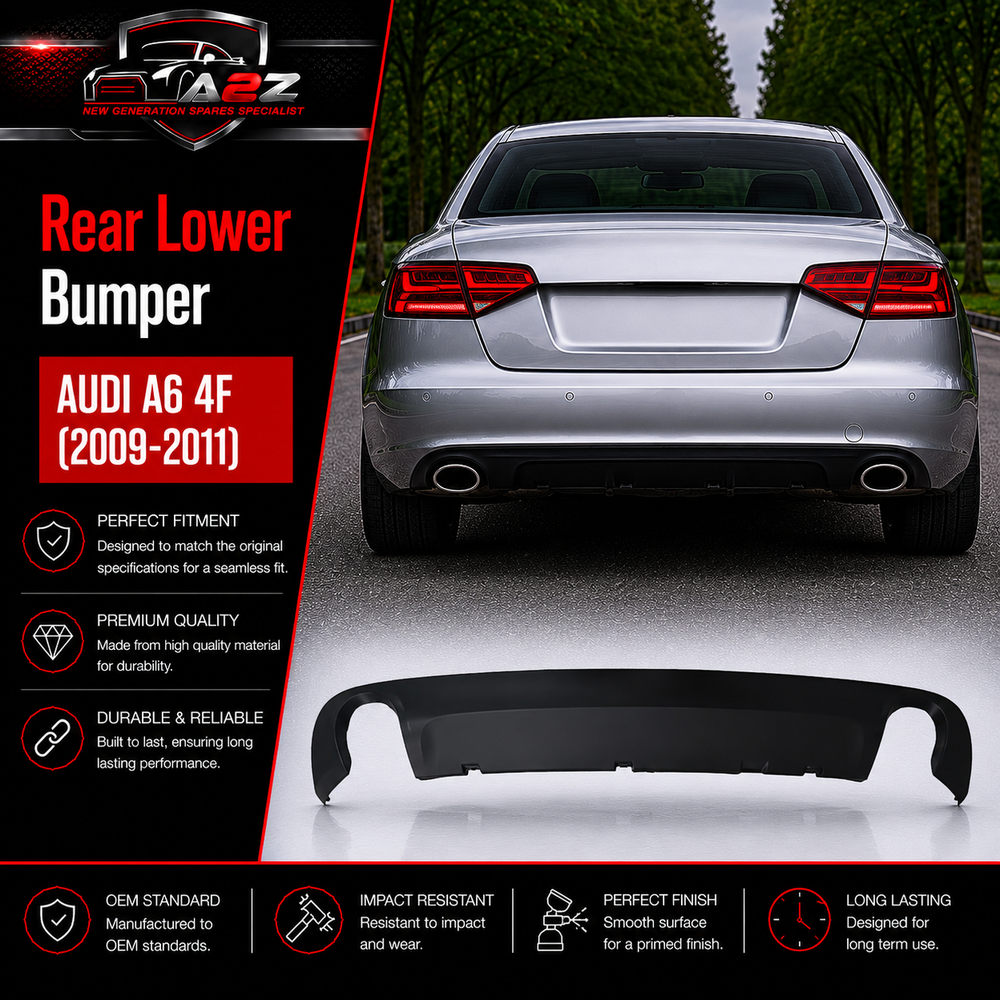 Rear Lower  Bumper  4F0807521A  Compatible With AUDI A6 4F(2009-2011) Tag No.207