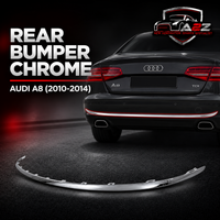 Rear Bumper Chrome 4H0807443 4H08074332ZZ Compatible With Audi (A8) (2010-2014) Tag No.154