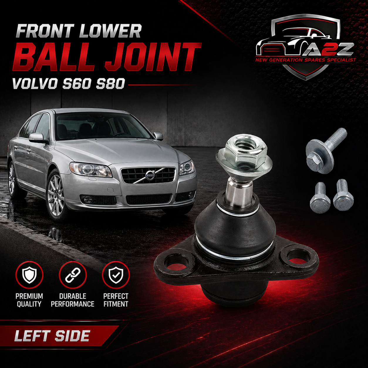 Lower Ball Joint 274548 274544 274524 Compatible With Volvo S60/S80