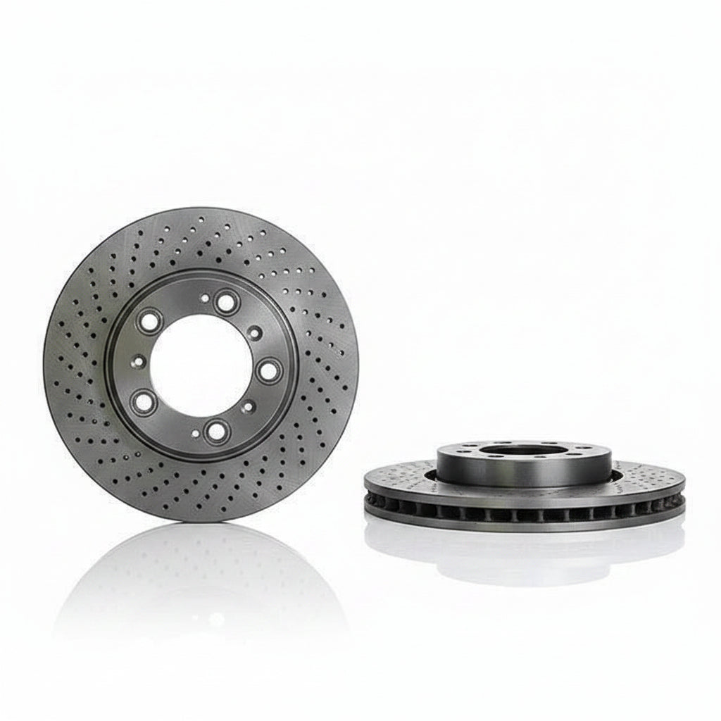 Rear Brake Disc Set 99635240500 99635240600 Compatible With PORSCHE CAYMAN