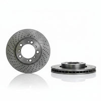 Rear Brake Disc Set 99635240500 99635240600 Compatible With PORSCHE CAYMAN