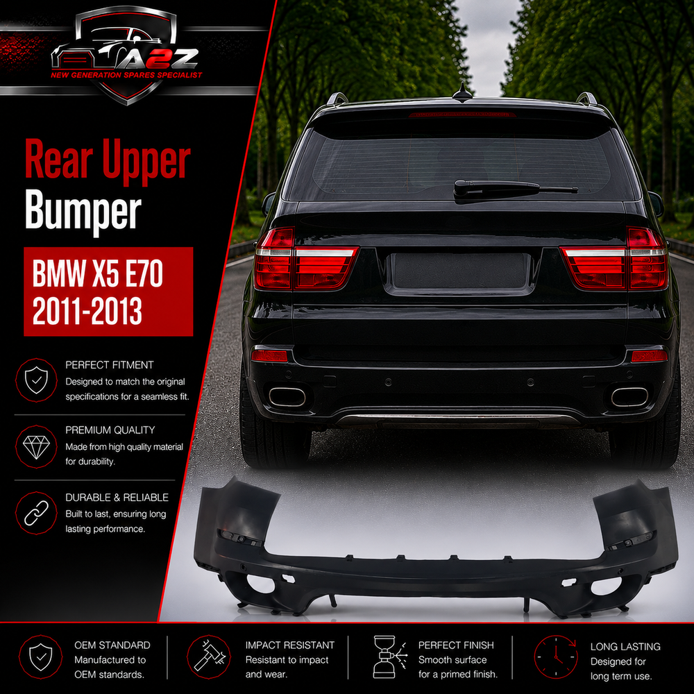 Rear Upper Bumper 51127227787 Compatible With BMW  X5 E70 2011-2013 Tag No.105