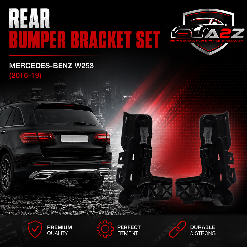 Rear Bumper Bracket Set Left A2538858700 2538858700 & Right 2538858800 Compatible With Mercedes Benz W253 (2016-19) Tag No.1041