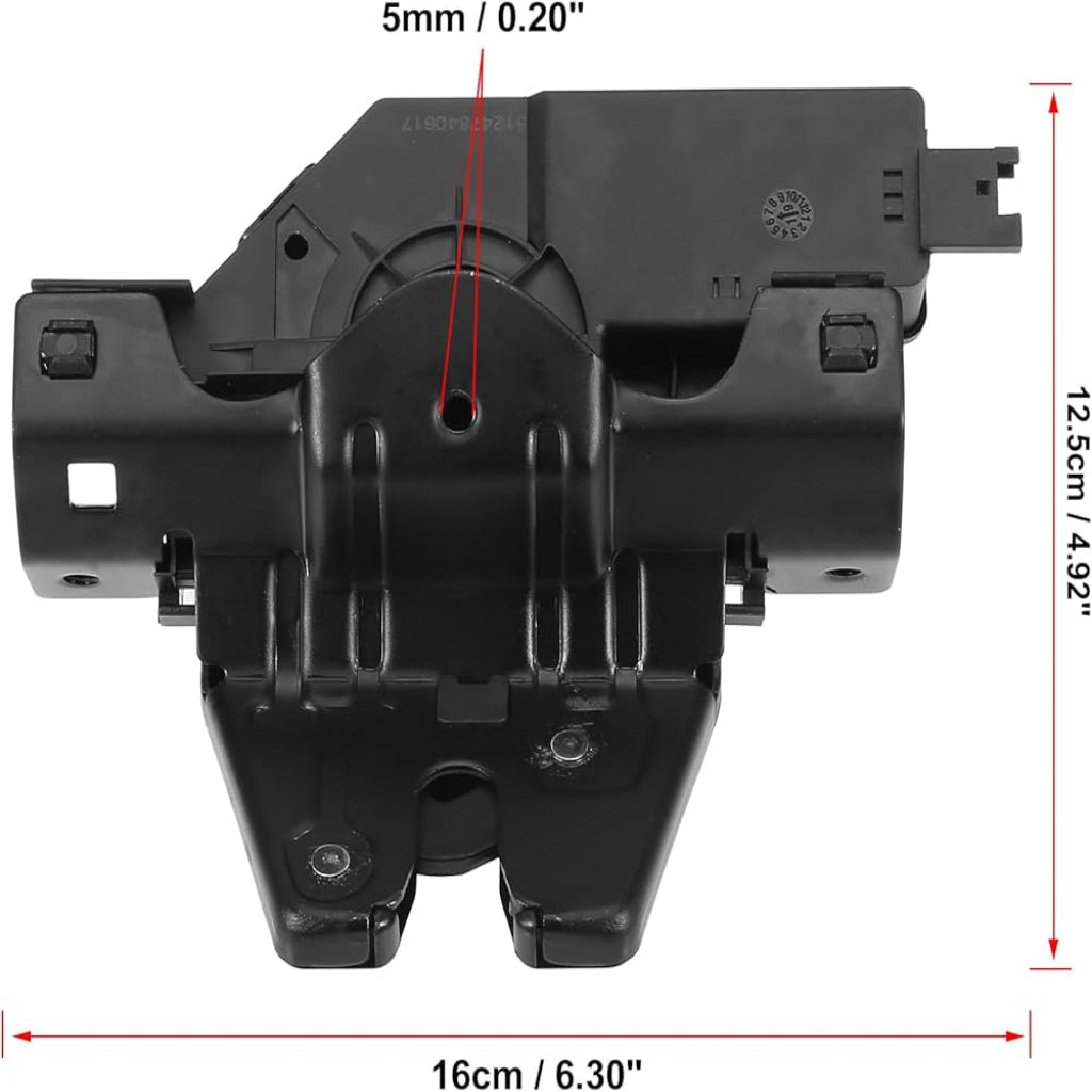 Trunk Lid Lock Latch Assembly Actuator 51247840617 Compatible With BMW 3 Series (E90) &  3 Series Coupe (E92) & 5 Series (E60) & 6 Series (E63)