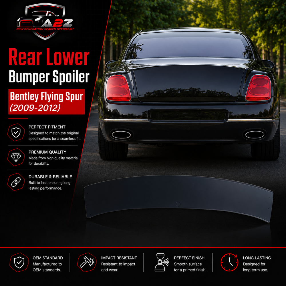 Lower Bumper Spoiler 3W5807100 Compatible With Bentley Flying Spur (2009-2012) Tag No.601