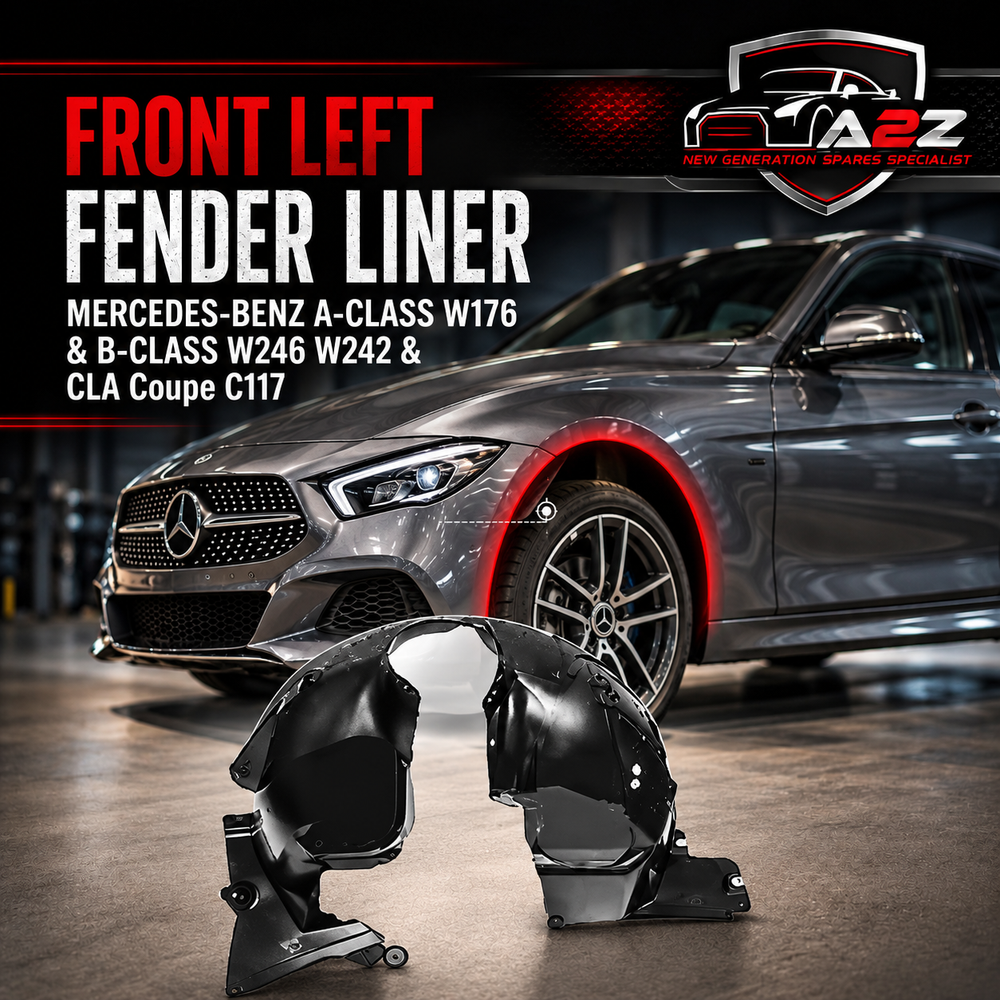 Front Left Fender Liner A2466900100 A2466900830 Compatible With MERCEDES-BENZ A-CLASS W176 & B-CLASS W246 W242 & CLA Coupe C117 Tag-FEM-20