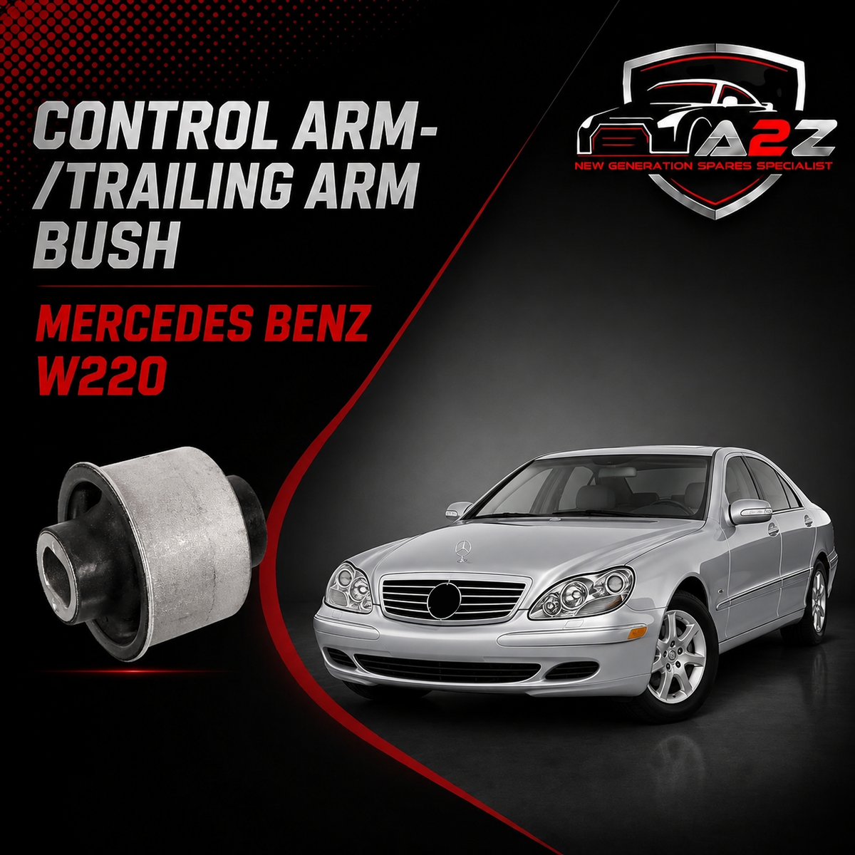 Control arm-/trailing arm bush 2203331814 Compatible With Mercedes Benz W220