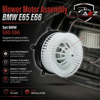 Blower Motor Assembly 64116913401 Compatible With BMW E65 E66